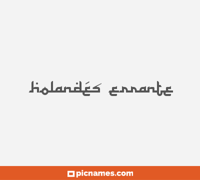 Holandés Errante